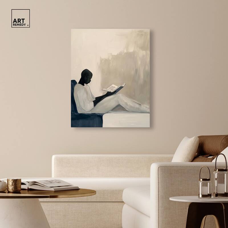 Void Reader I Canvas by Art Remedy, Gallery Wrapped