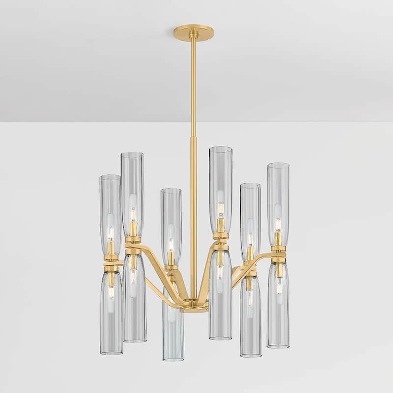 Hudson Valley Lighting 6813 Harpswell 12 Light 25" Wide Chandelier