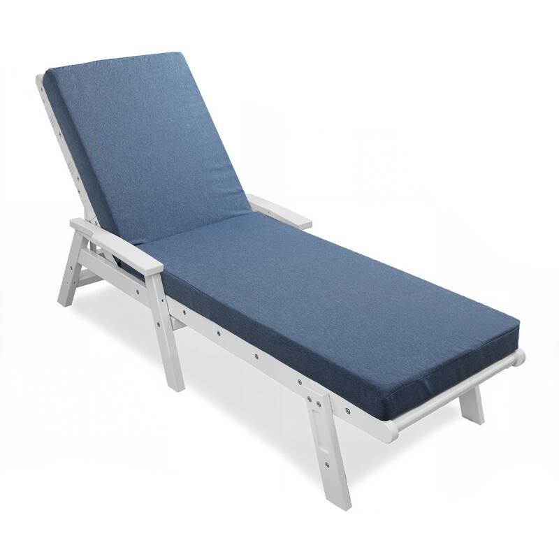 22.4 in W x 71.9 in L x 3.5 in Thickness Outdoor Chaise Lounge Replacement Cushion