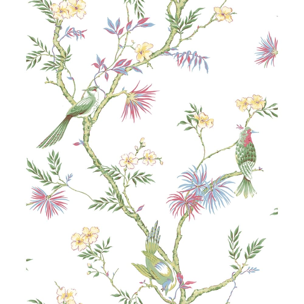 Galerie Wallcoverings Secret Garden Classic Bird Trail Non-woven Matte Wallpaper Roll