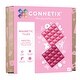 preview thumbnail 1 of 3, Connetix Magnetic Tiles Pastel Pink & Berry Base Plate, 2 Pieces Pastel - Kids