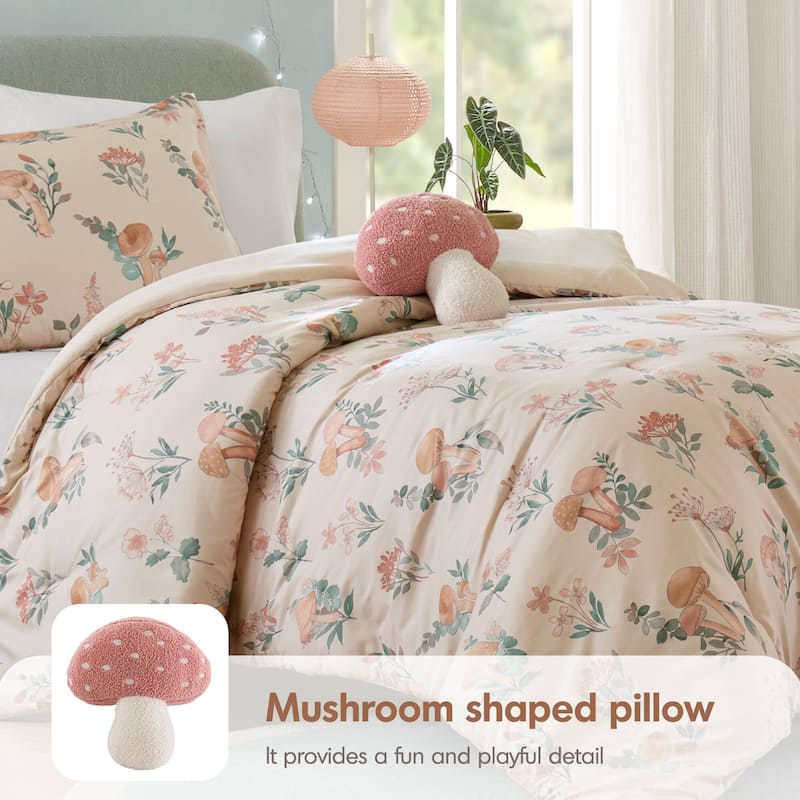 Intelligent Design Brynn Mushroom Garden Comforter Set
