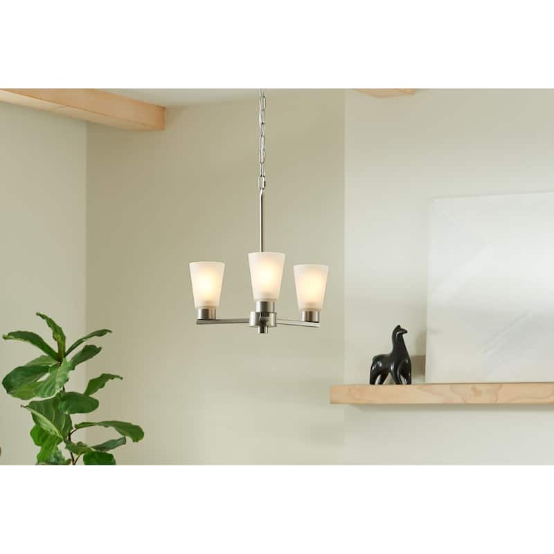 Kichler 52435 Stamos 3 Light 18" Wide Chandelier