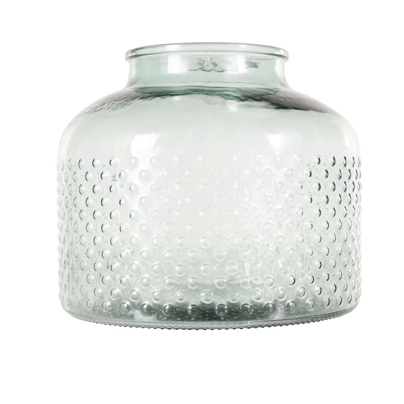 Glass Spotted Vase - Green - Roche River Decor