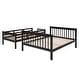 preview thumbnail 6 of 31, Wood Bunk Bed with Storage Staircase and Guard Rail
