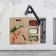 preview thumbnail 8 of 7, STYLISH 18 inch Over the Sink Divided Serving Board with 3 Collapsible Containers - 16.75" x 8.5"