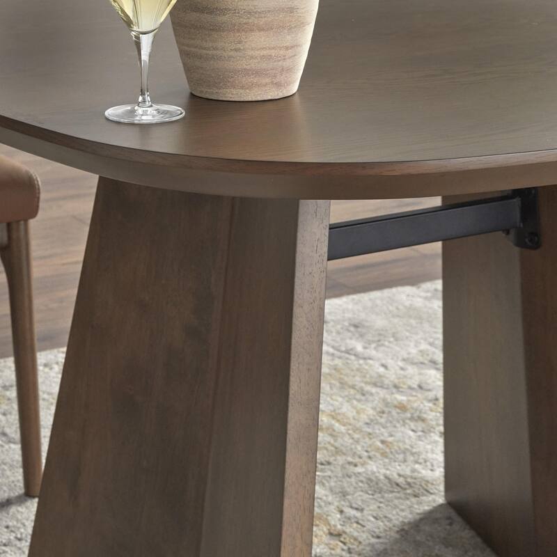 Lifestorey Lisbon Leather Dining Set