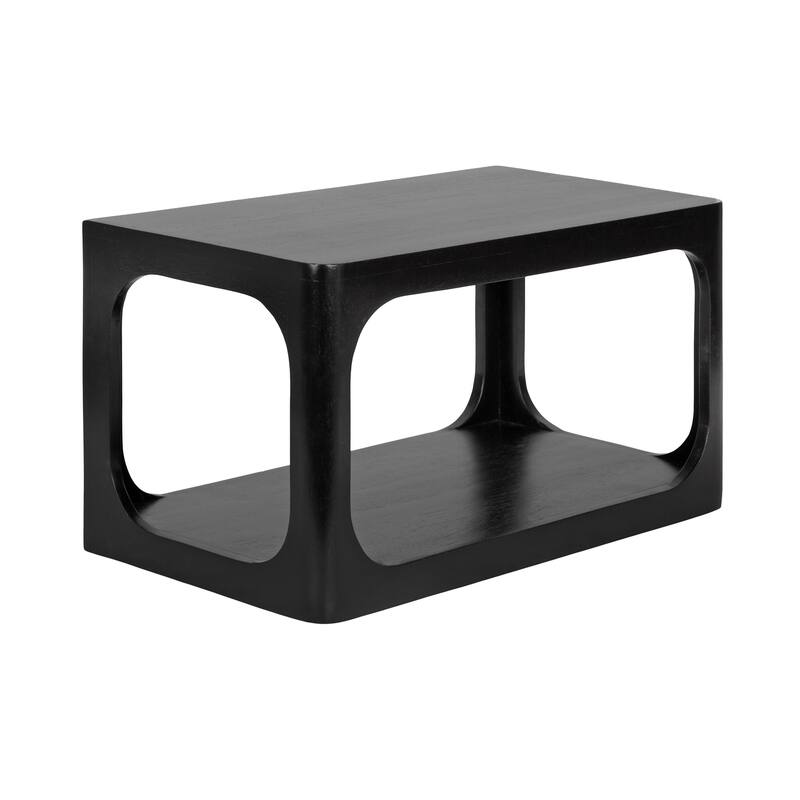 Kate and Laurel Dahl Floating Side Table - 18x10x10 - Black