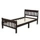 preview thumbnail 17 of 19, Merax Wood Twin Platform Bed with Headboard, Footboard, Slat Support
