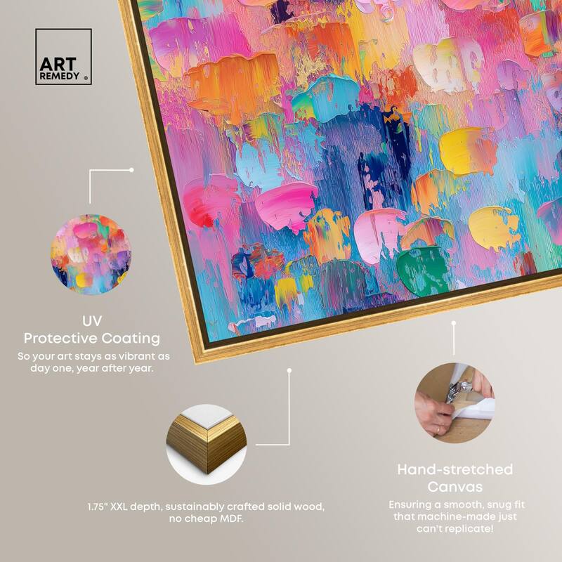 Jubilee of Colors Canvas by Art Remedy