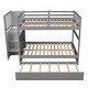 preview thumbnail 7 of 11, Full over Full Bunk Bed with Twin Size Trundle