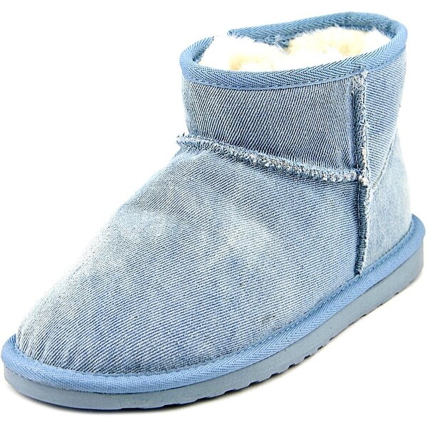 Shop Emu Australia Stinger Denim Micro Round Toe Canvas Winter