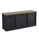 54" Faux Raw Wood TV Stand for 60" TVs - 54" in Width