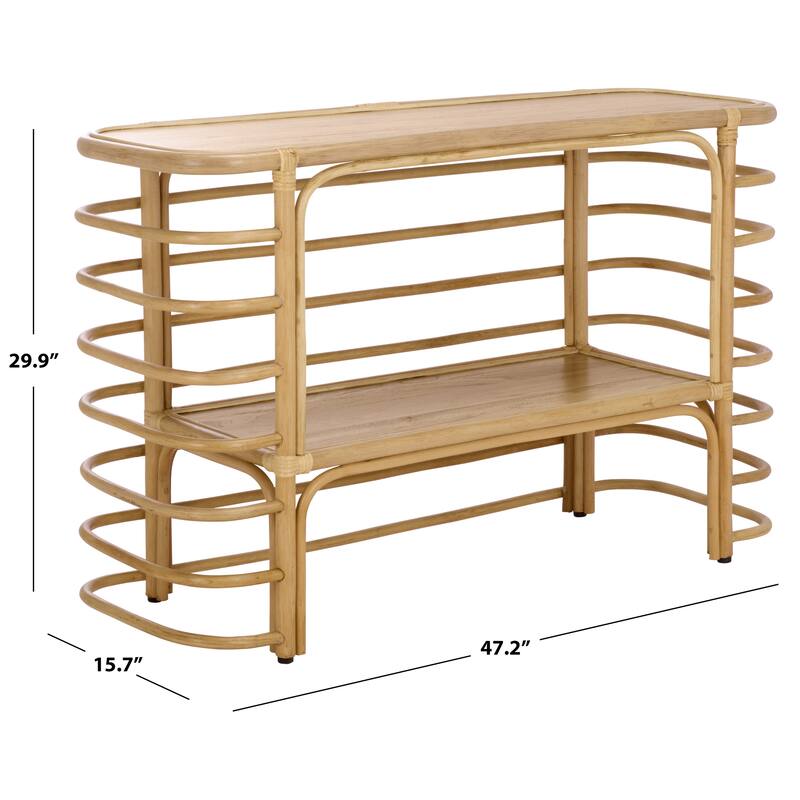 SAFAVIEH Home Maestro Console Table - 47"W x 16"D x 30"H