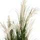 preview thumbnail 3 of 4, Enova Home Artificial Pampas Grass with Black Foam for Indoor Outdoor Decoration