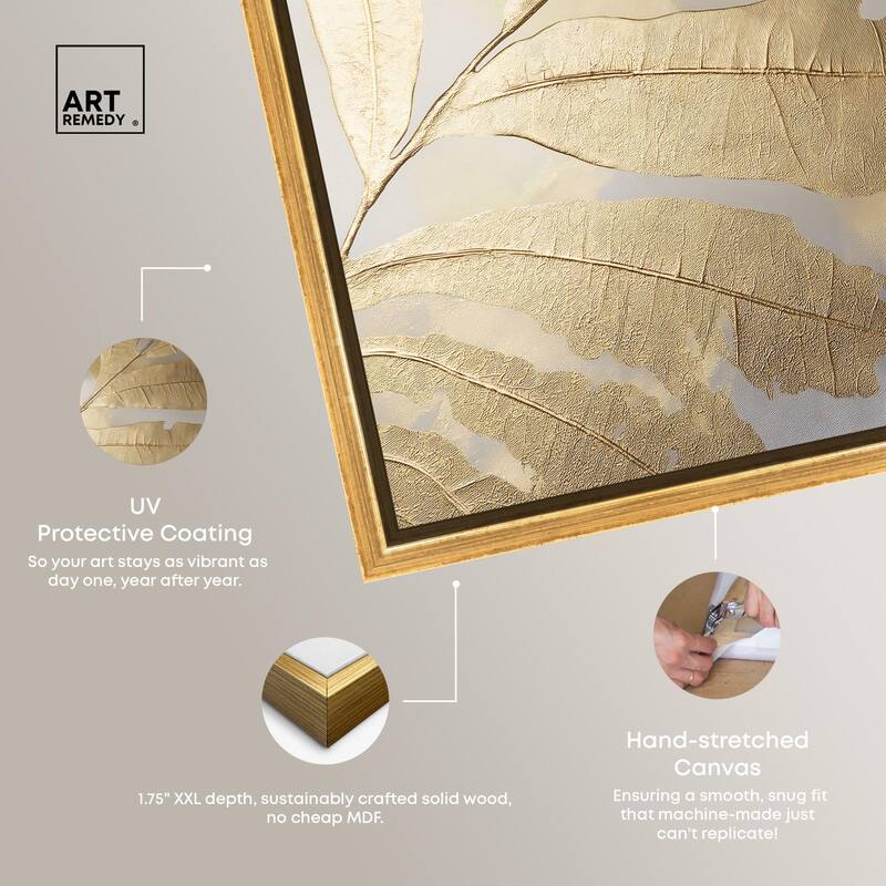 Golden Canopy (I) Canvas by Art Remedy