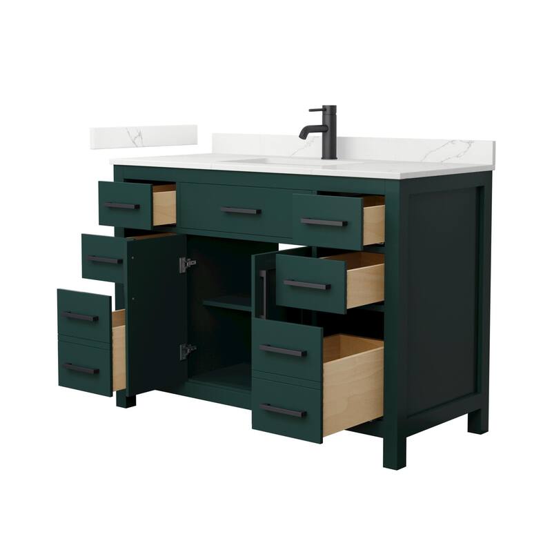 Wyndham Collection WCG2424-48S-QTZ-UNSMXX Beckett 48" Free Standing