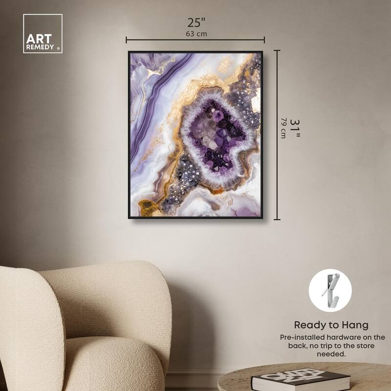 Amethystine Dream II Canvas by Art Remedy