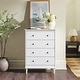 preview thumbnail 1 of 57, Walker Edison Bullrushes 4-drawer Solid Wood Chest White