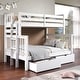 preview thumbnail 9 of 26, Taylor & Olive Trillium Twin over Full Bunk Bed, 2 Drawers