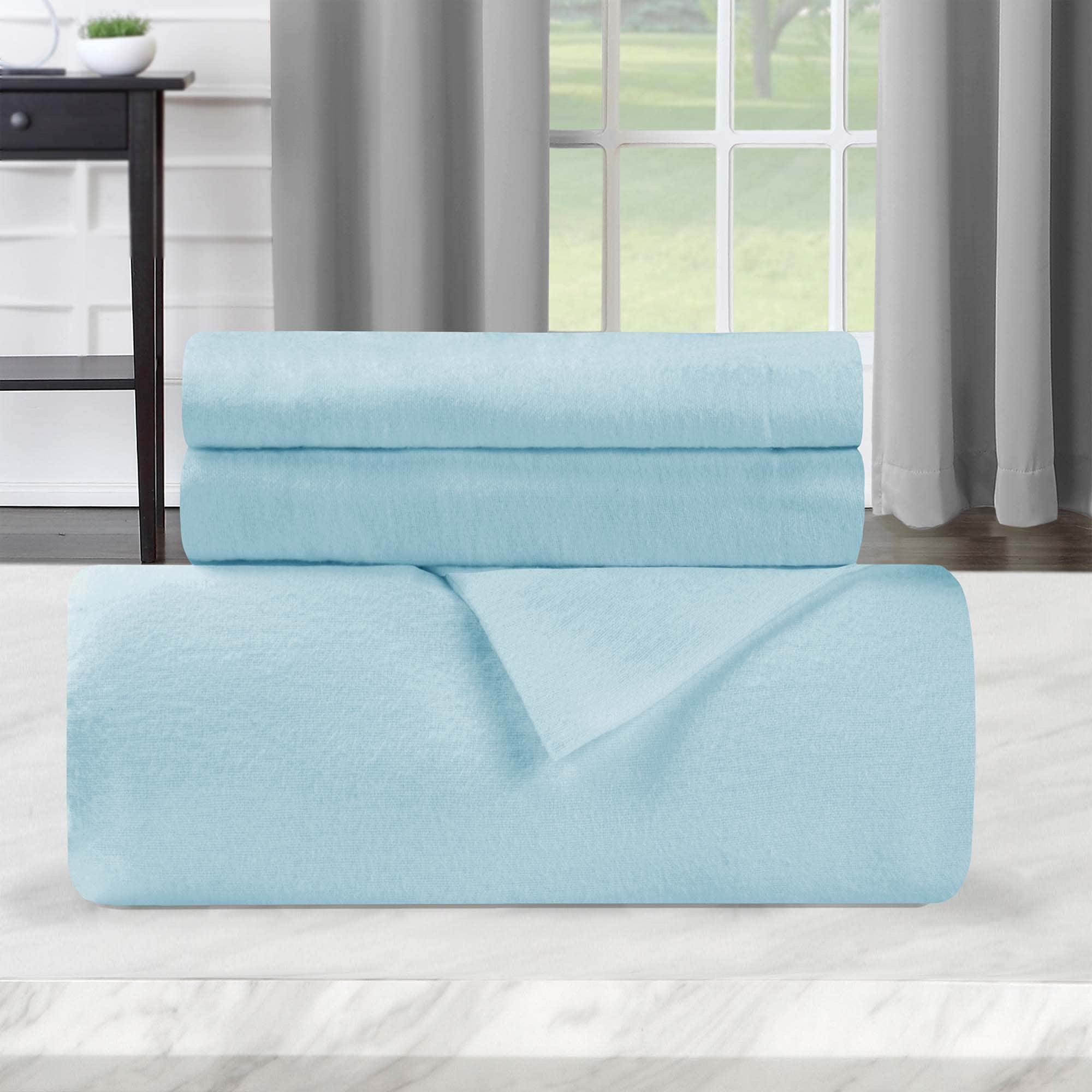 Superior Classic Solid Flannel Cotton Duvet Cover Set - Picture 24 of 45