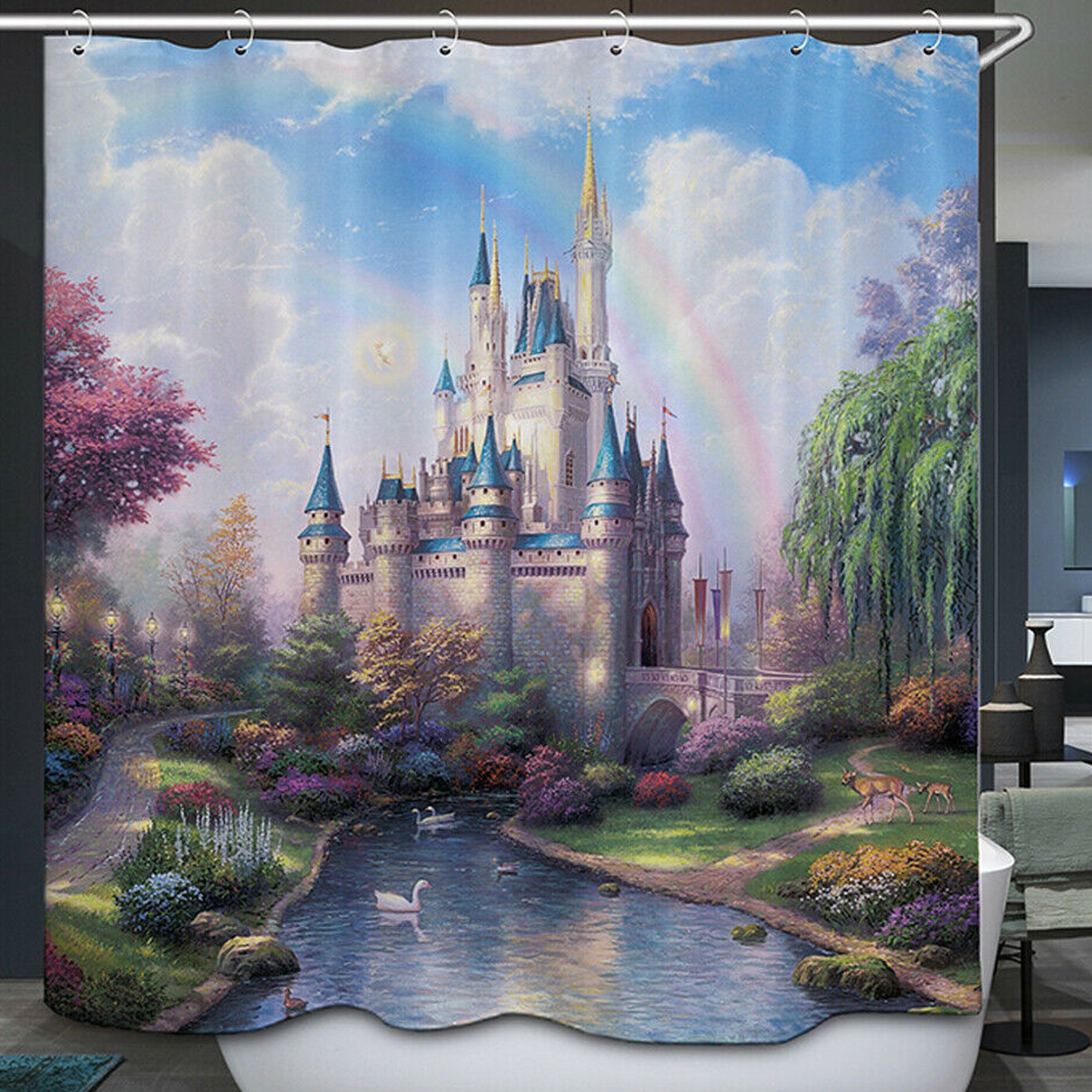 Scenic sales shower curtains
