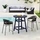 preview thumbnail 98 of 111, Polytrends Laguna Hdpe All Weather Outdoor Patio 35" Round Counter Table