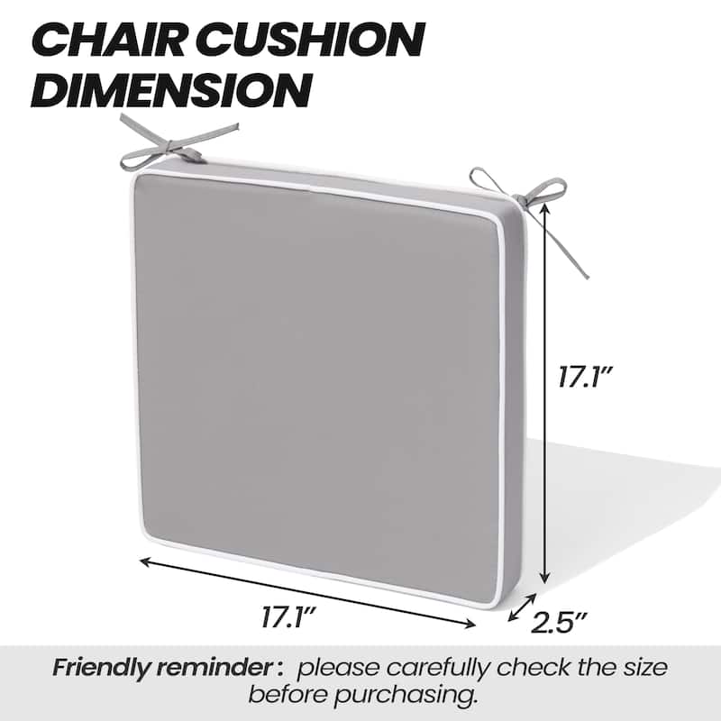 Outdoor Indoor Dining Chairs Cushion Set Seat Pad Chair Cushion