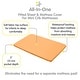preview thumbnail 28 of 38, BreathableBaby All-in-One Fitted Sheet & Waterproof Cover for 38" x 24" Mini Crib Mattress (2-Pack)