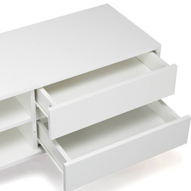 Modern TV Stand For TVs up to 65 Inches,TV Console with LED Remote Control Lights
