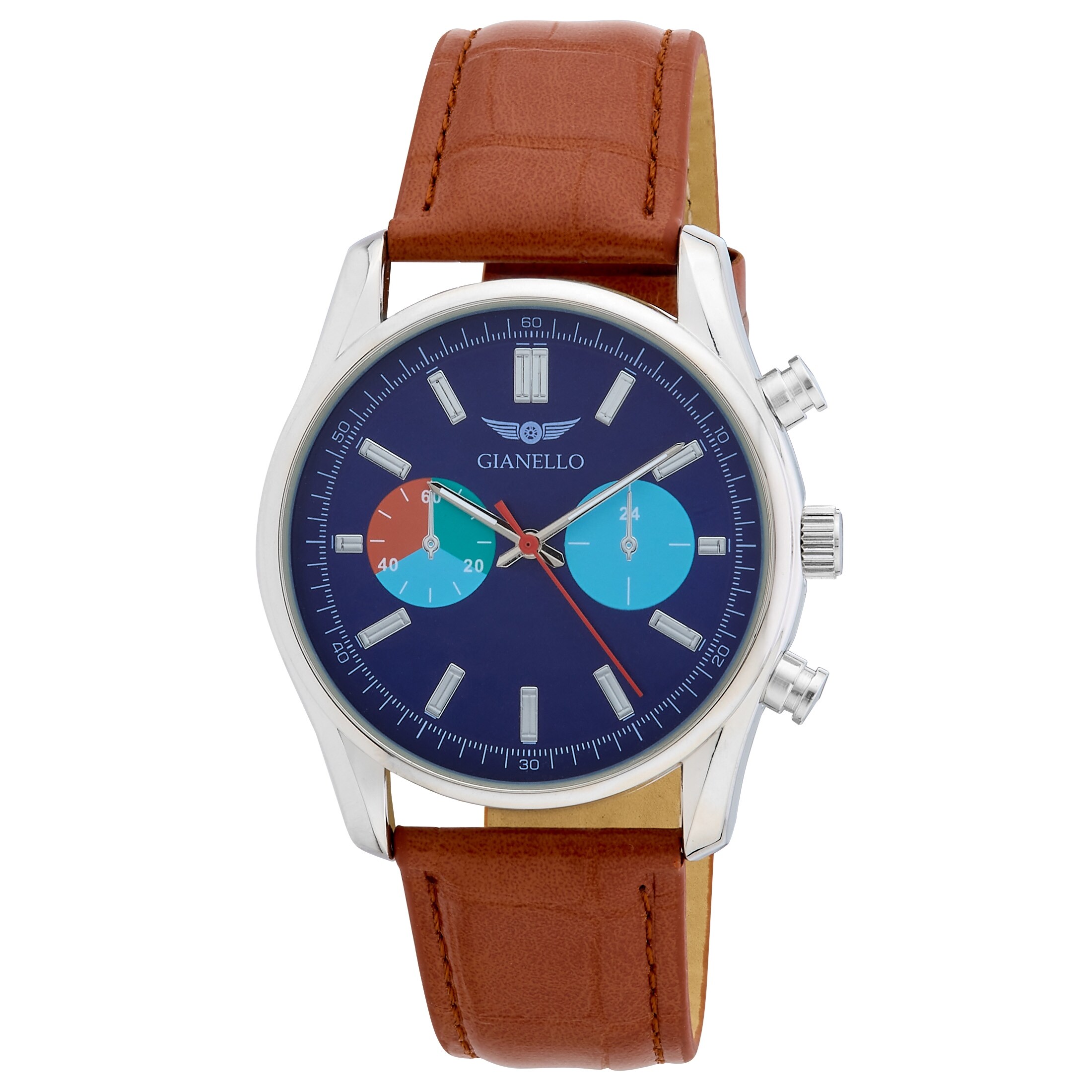 Gianello Men's Prism 41 Strap Watch - Bed Bath & Beyond - 41419795