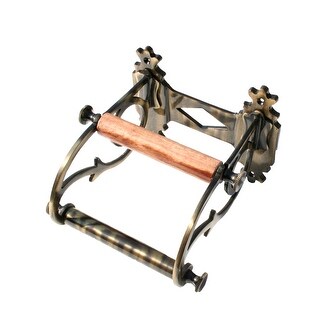 Renovators Supply Toilet Paper Holder Antique Brass Victorian Tissue Holder