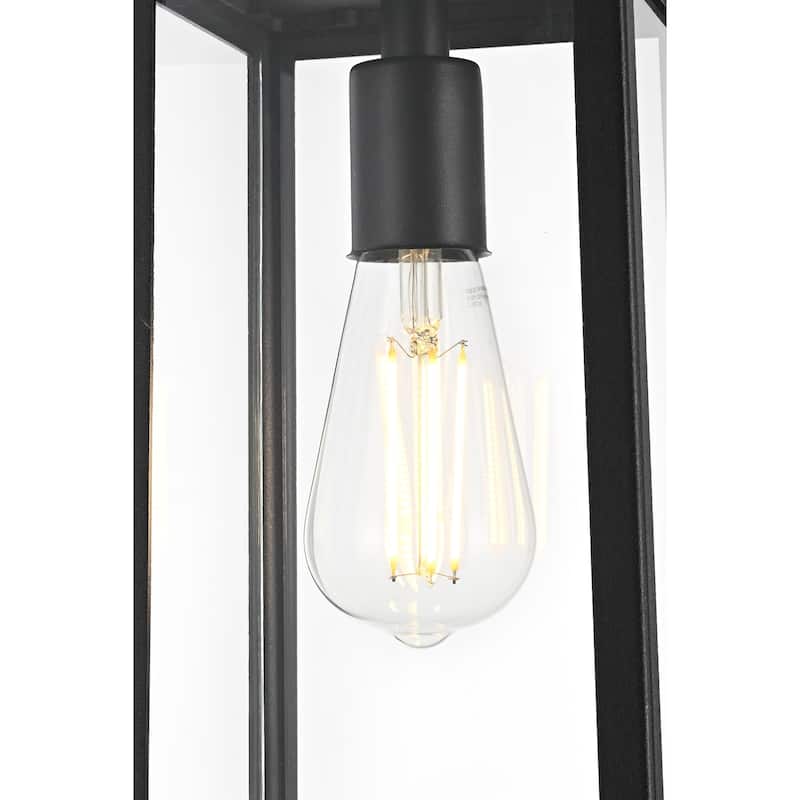 Lachlan 13 inch Outdoor Pendant in Black - 13"