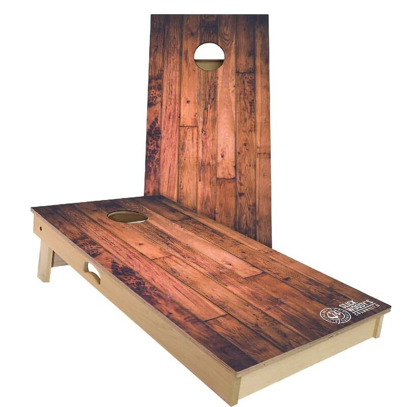 Sami Jarrah Outdoor Cornhole Board Set - Backyard 2x4 - Include Carrying Case