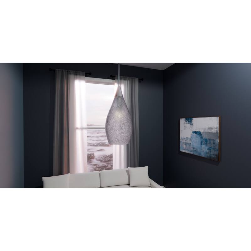 Spruce 1-Light Polished Chrome Pendant Light