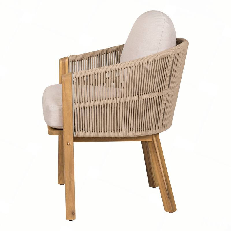 Outdoor Dining Arm Chair Set of 2