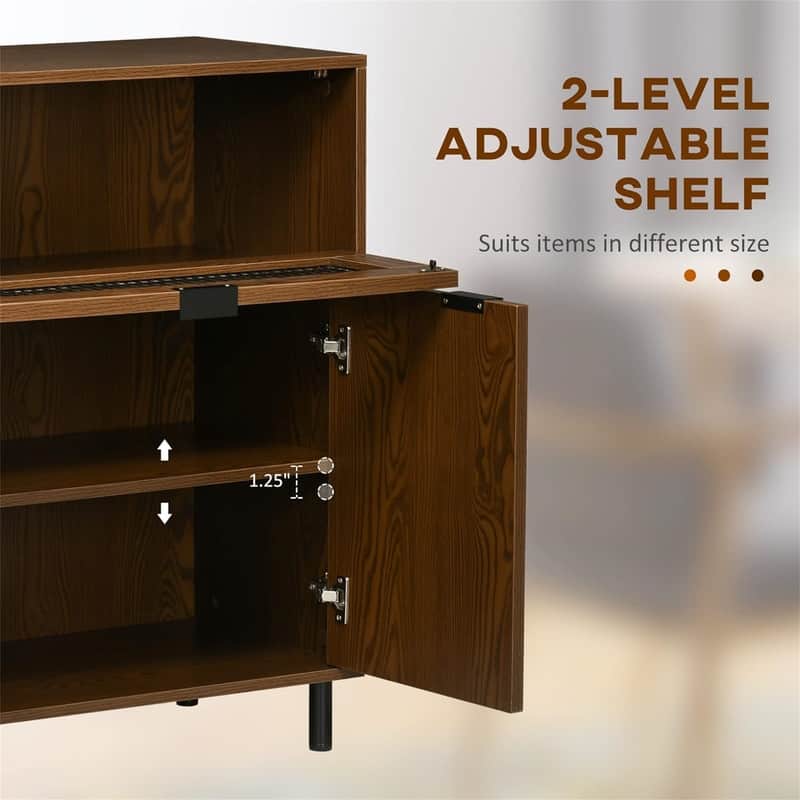 Sideboard Buffet Cabinet - 15.75"D x 30"W x 35"H