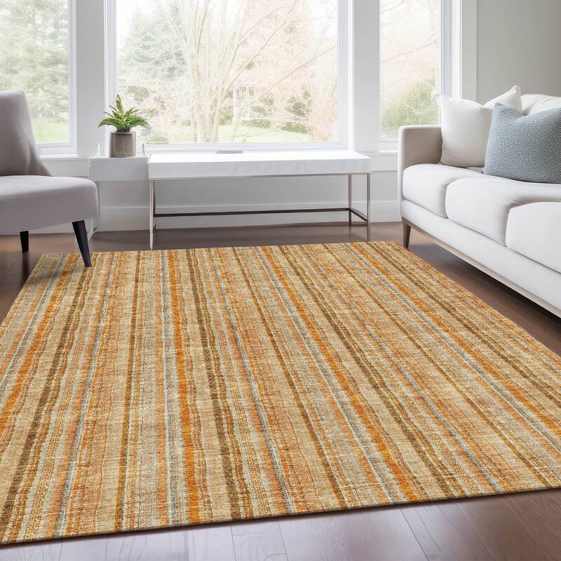 Premium Washable Super Soft Stripe Ombre Mayfield Rug