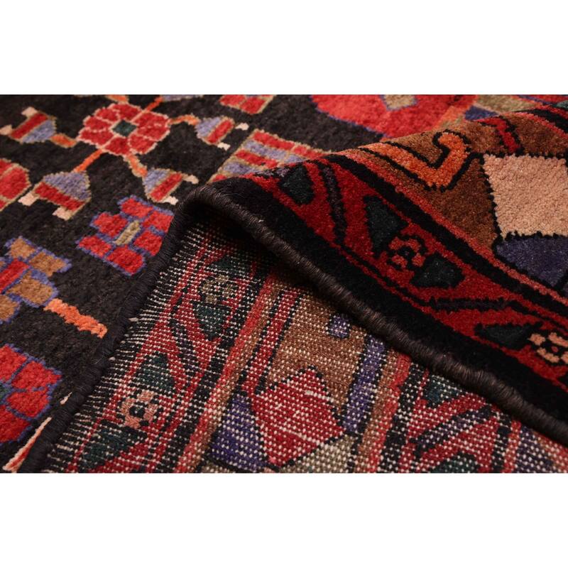 ECARPETGALLERY Hand-knotted Anatolian Vintage Dark Navy Wool Rug - 5'2 x 9'1