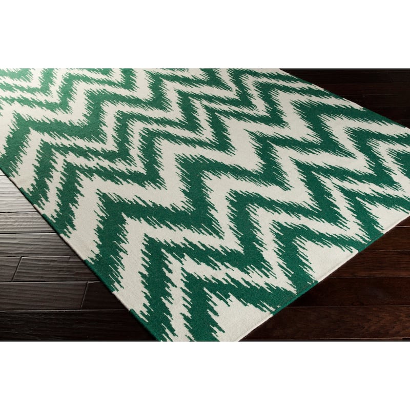Flatweave Sevran Wool Area Rug