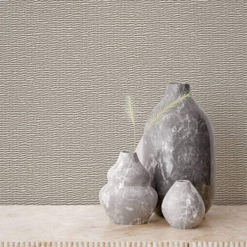 Galerie Wallcoverings Woods and Wicker Collection Woven Wicker Textile Matte Finish Vinyl on Non-woven Wallpaper Roll