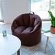 preview thumbnail 19 of 32, Big Joe Milano Bean Bag Chair, Multiple Colors Cocoa - Medium