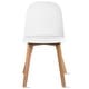 preview thumbnail 66 of 71, Set of 4 Plastic Dining Side Chair Wood For Event Kitchen Office Event Garden Patio Cafe Indoor Outdoor
