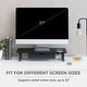preview thumbnail 36 of 35, Jani Wood Monitor Stand Riser Desk - Ergonomic Design Stand, Desktop Organizer Table for Home, Office Workspace, Gaming Desk