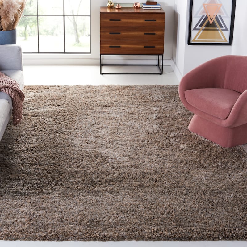 SAFAVIEH Handmade Toronto Shag Yasmine Polyester Rug