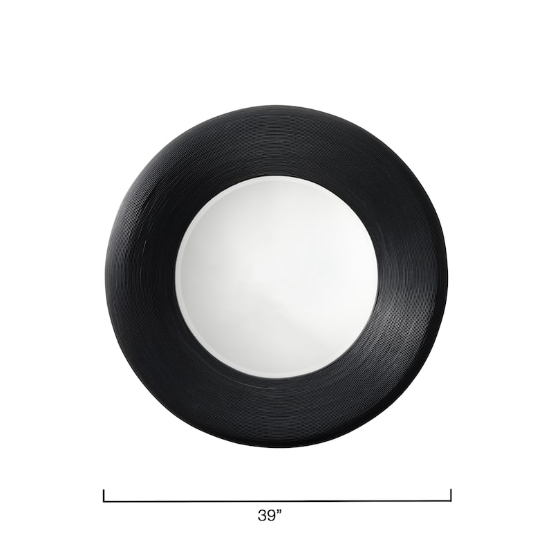 Jamie Young Paddock Bamboo Round Wall Mirror