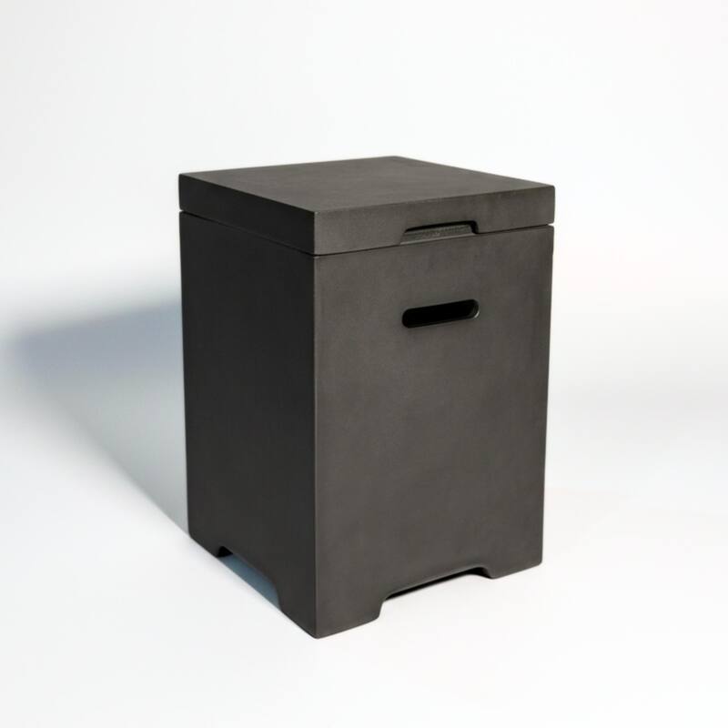 GDFStudio - Outdoor 16" Magnesium Oxide Propane Tank Cover Side Table