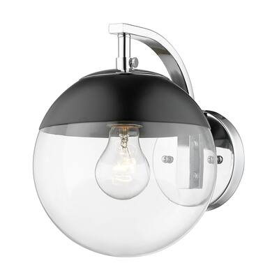 Golden Lighting Dixon Single Light 10" Tall Bathroom Sconce