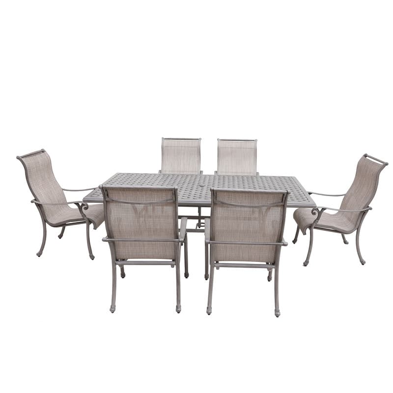 South Ponto 7-piece Aluminum Dining Set by Havenside Home