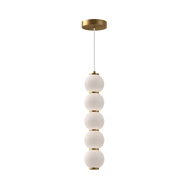 Alora Lighting PD531515OP Bijou 5" Wide 3000K LED Mini Pendant with